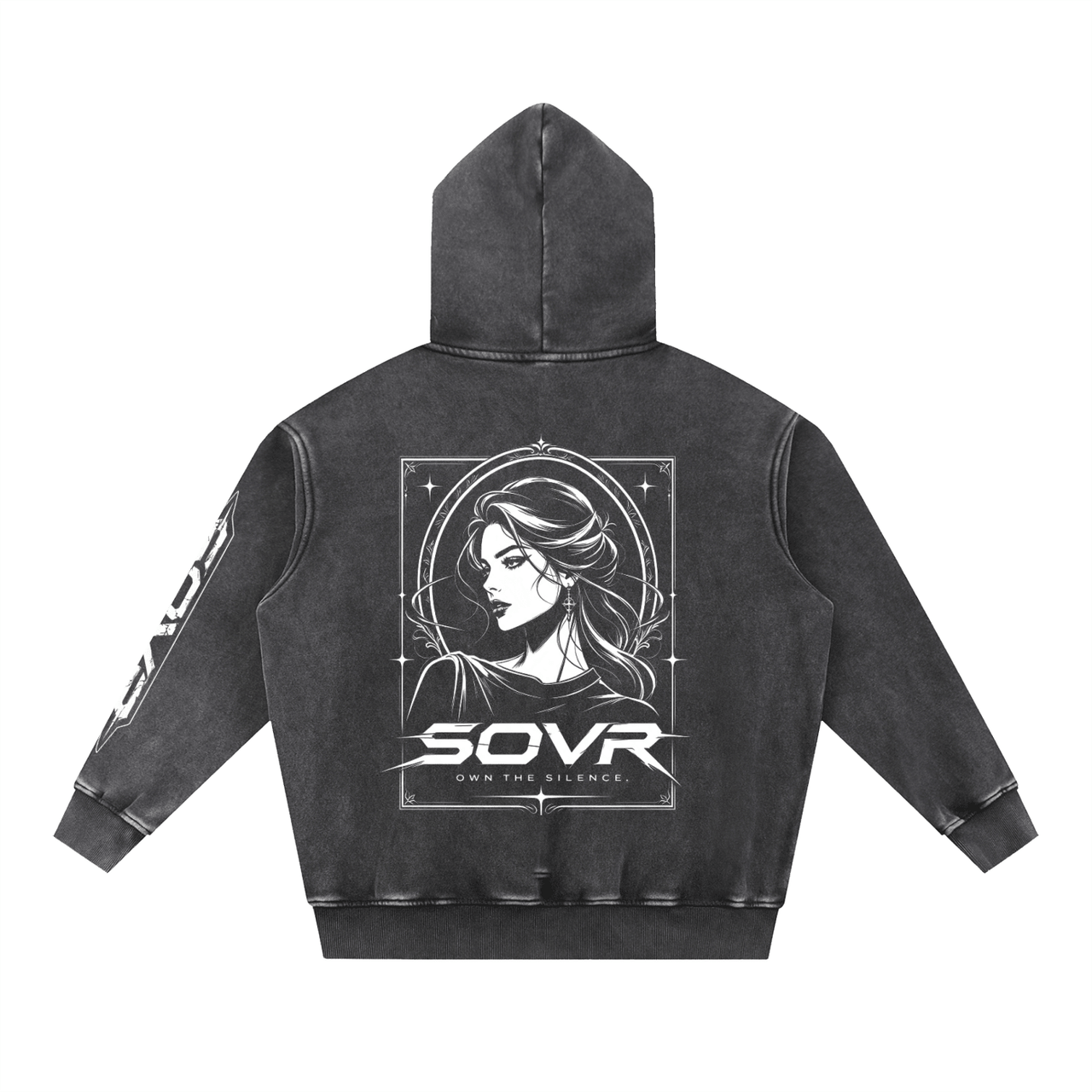 Snow Wash Fleece Oversize Hoodie - SOVR.