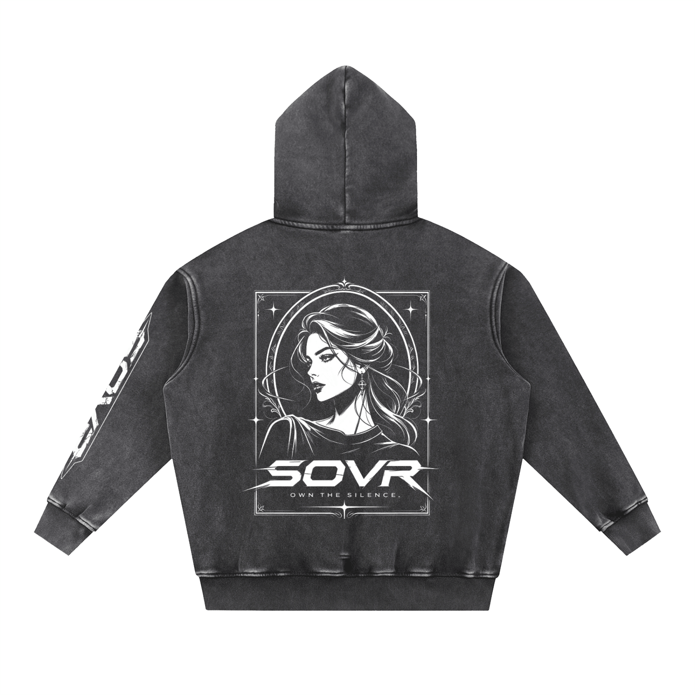 Snow Wash Fleece Oversize Hoodie - SOVR.