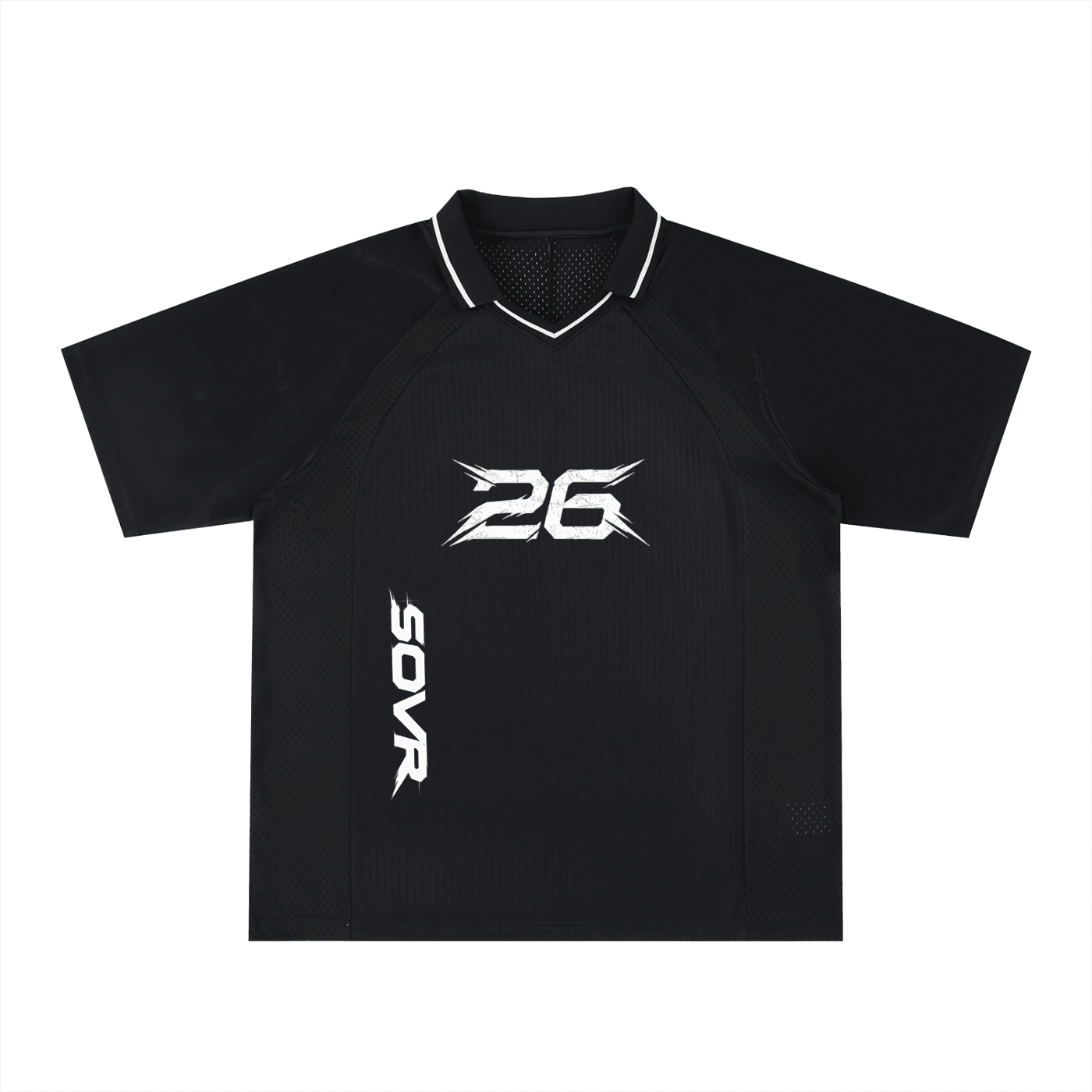 Striped V-Neck Soccer Jersey - SOVR.