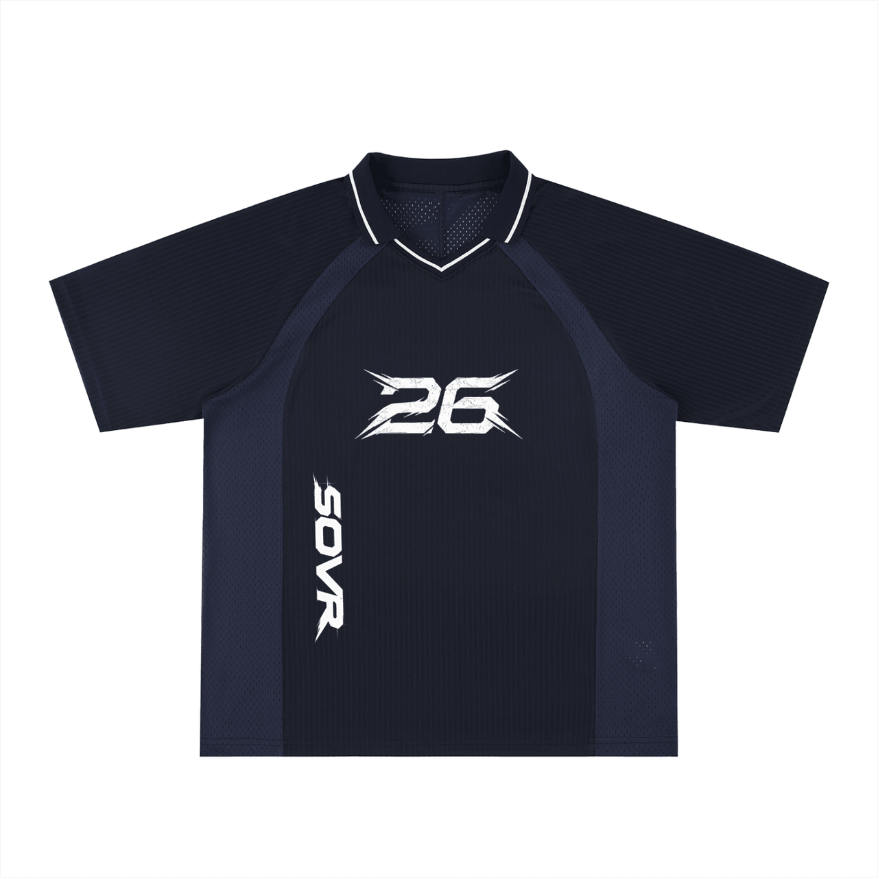 Striped V-Neck Soccer Jersey - SOVR.