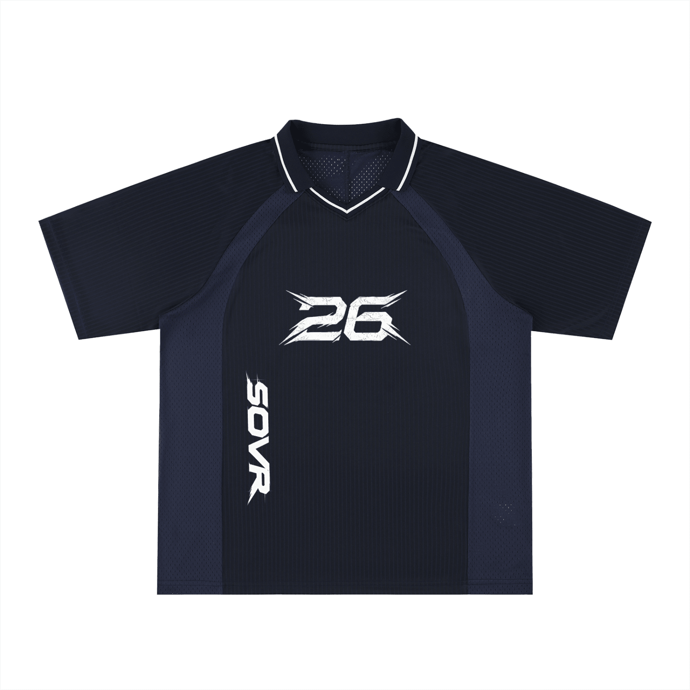 Striped V-Neck Soccer Jersey - SOVR.
